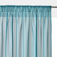 Занавеска С отделкой со сборками Limpo 240 x 140 см синий LA REDOUTE INTERIEURS  фото, kupilegko.ru